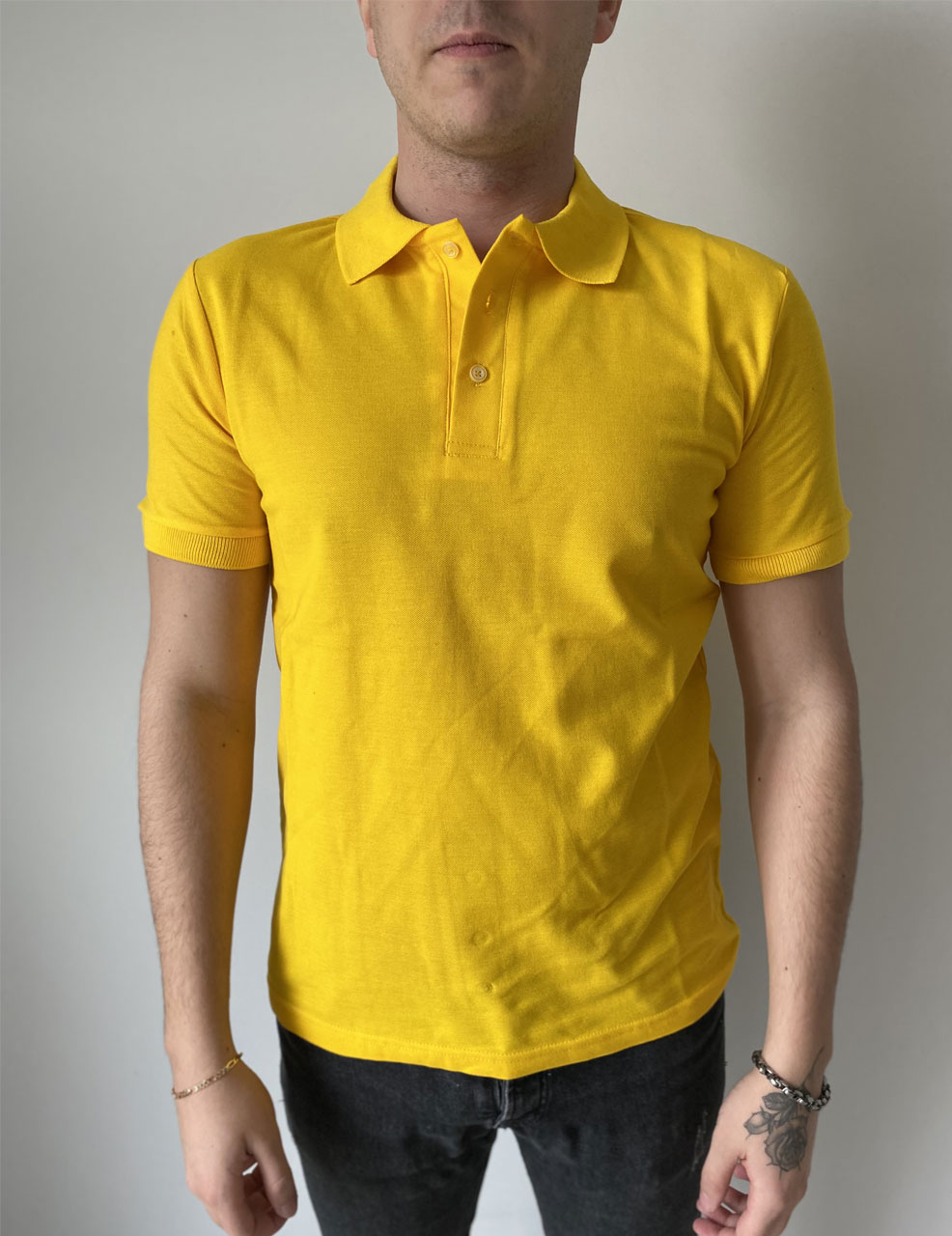 Sarı Polo Yaka Tişört